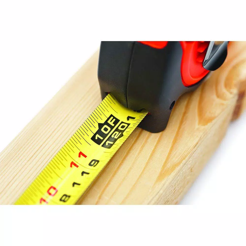 Lufkin Control 25 ft. Tape Measure, 10 ft. Standout, Yellow Clad Blade
