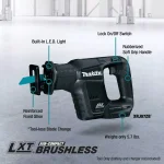 Makita 18V LXT Sub-Compact Brushless Cordless Reciprocating Saw (Tool-Only) thumbnail 2