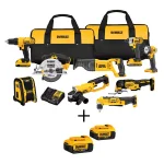 DEWALT 20V MAX Cordless 9-Tool Combo Kit with (2) 2.0Ah and (2) 4.0Ah Batteries thumbnail 1