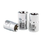 SUNEX TOOLS Sunex 11-Piece Inverted Star Socket Set with Rail, 1/4 in., 3/8 in., and 1/2 in. Drive, Chrome thumbnail 3