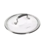 Epicurious 3 Qt. Hard-Anodized Aluminum Nonstick Soup Pot with Glass Lid, Dark Gray thumbnail 3