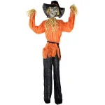 Haunted Hill Farm 5 ft. Animated Skeleton Scarecrow Halloween Prop thumbnail 4