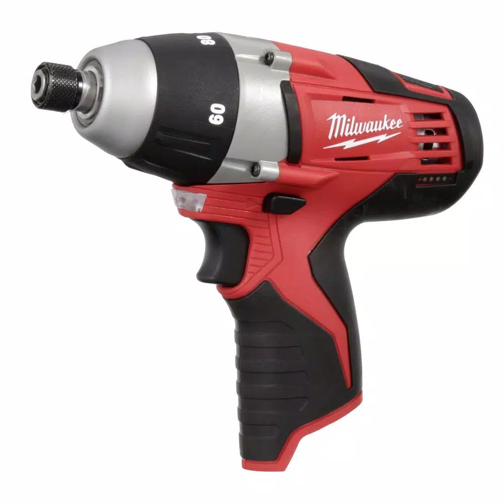 Milwaukee 2455-20 M12 12V Lithium-Ion Cordless 1/4 in. No-Hub Coupling Driver (Tool-Only)
