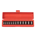 TEKTON 3/8 in. Drive 7-19 mm 12-Point Shallow Impact Socket Set, 13-Piece thumbnail 1