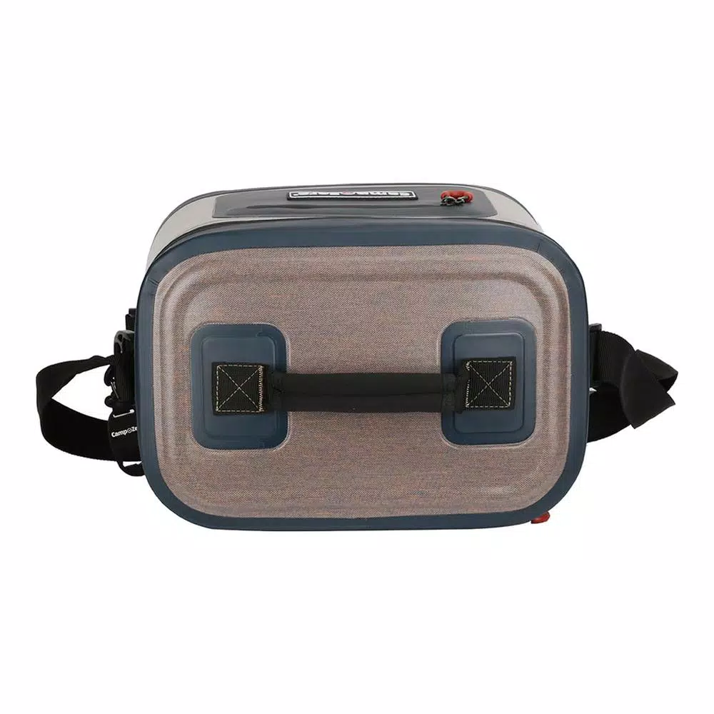 Camp-Zero 7.6 Qt. Soft Cooler, 12-Can Capacity, Beige and Blue