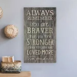 P Graham Dunn Always Remember Inspirational Quote Wood Pallet Sign - Rustic Farmhouse Wall Decor thumbnail 2