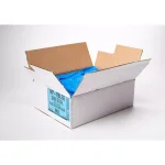 Unbranded HP-RBL 55-60 Gallon Blue Recycling Trash Bags, 0.95 Mil, 100 Count thumbnail 3
