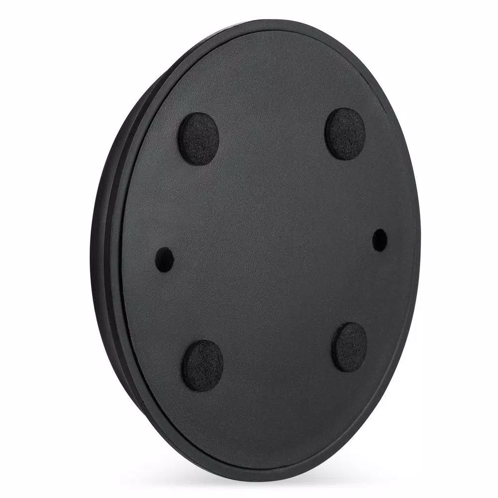 Wasserstein Magnetic Wall Mount for Google Nest Cam IQ Indoor - Dual Screw & Magnet Installation, Black