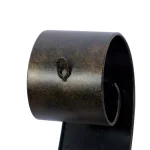 LITTON LANE 19 in. Scrolled Iron Candle Sconces with Metallic Brown Finish (Pair) thumbnail 6