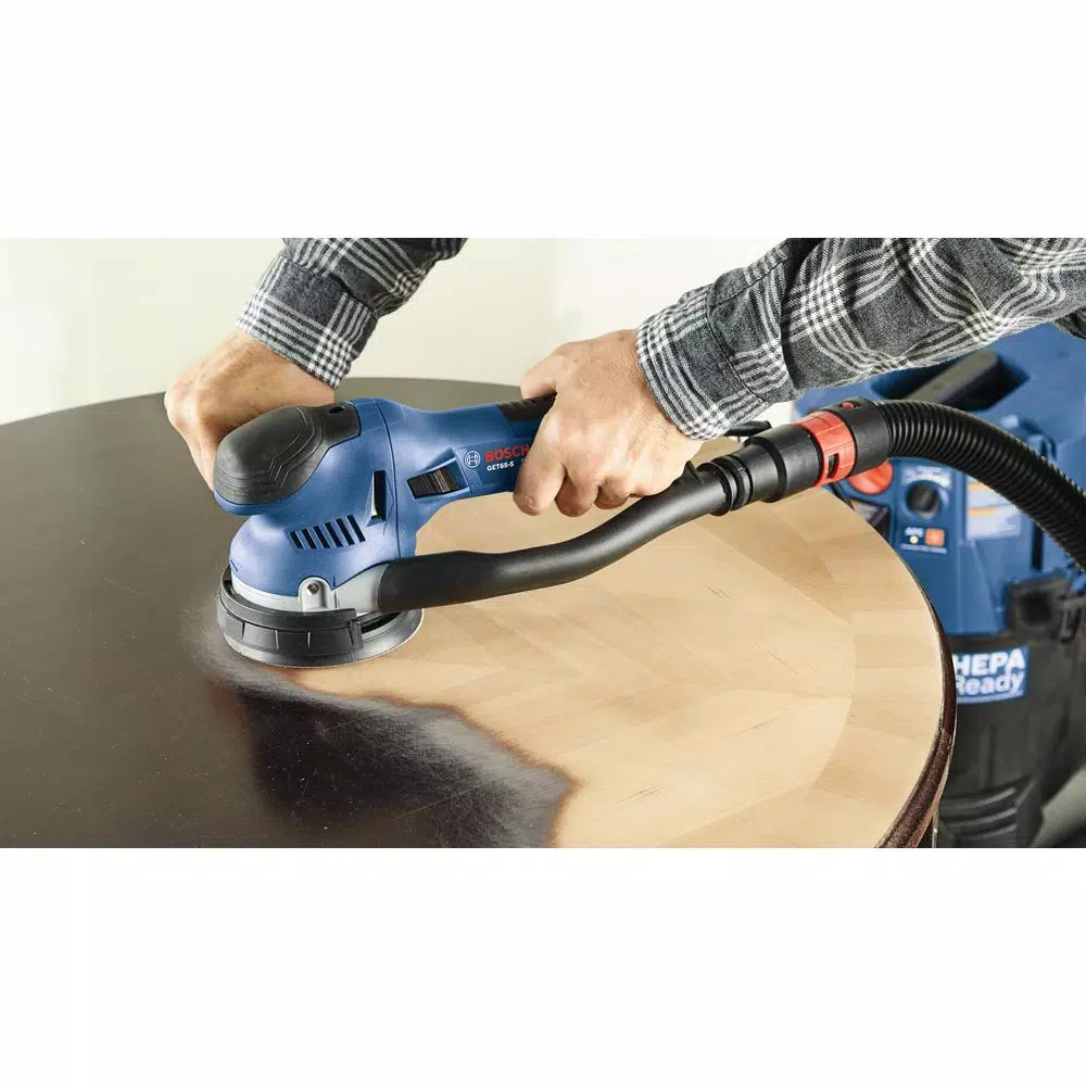 Bosch GET65-5N 5 in. Dual-Mode Random Orbit Sander, 6.5 Amp, Corded