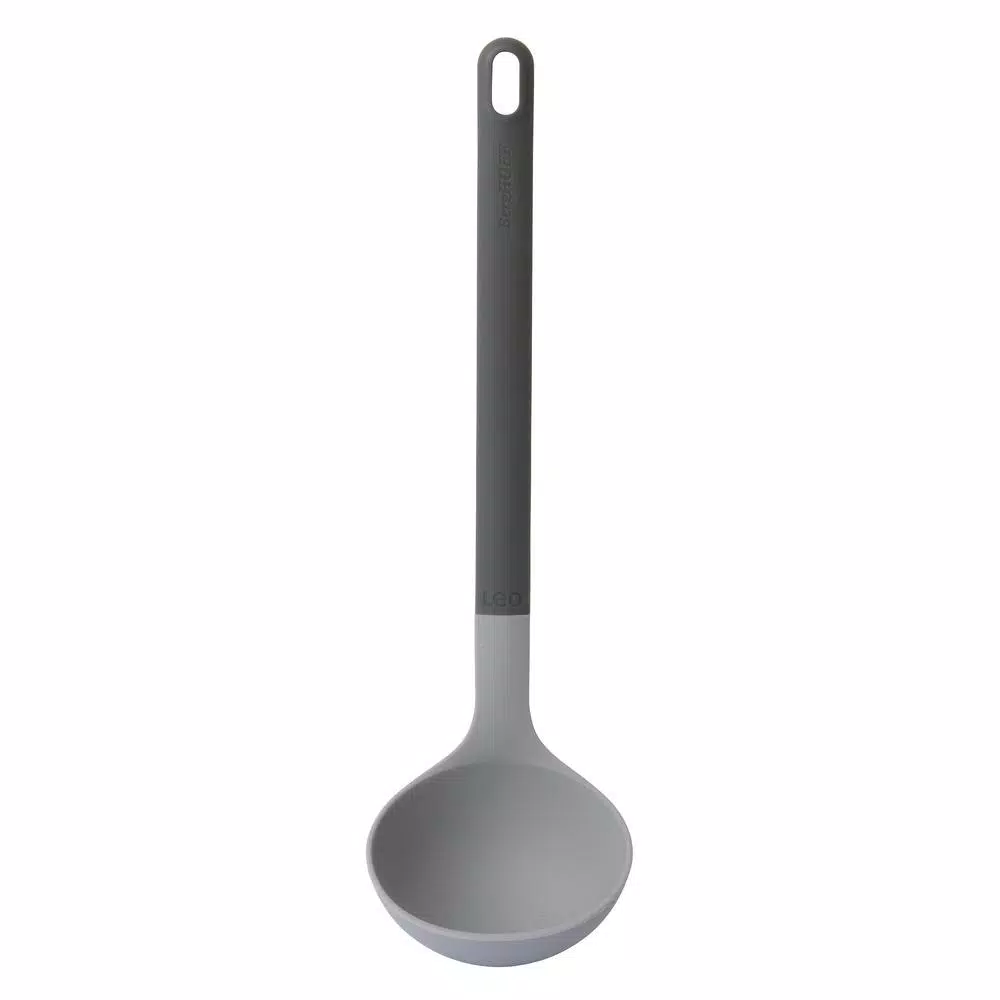 BergHOFF Leo Grey Serving Ladle - Heat Resistant Nylon with Soft-Touch Handle