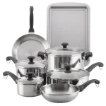 Farberware Classic Traditions 12-Piece Stainless Steel Nonstick Cookware Set thumbnail 1