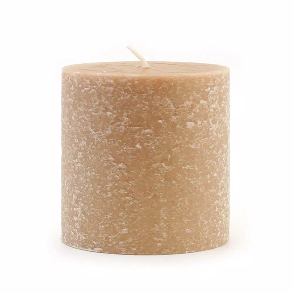 ROOT CANDLES A.I. Root Timberline Taupe Pillar Candle, 3 in. x 3 in.