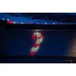 Fraser Hill Farm 3 ft. LED Red and White Candy Cane Novelty Outdoor Christmas Light thumbnail 5