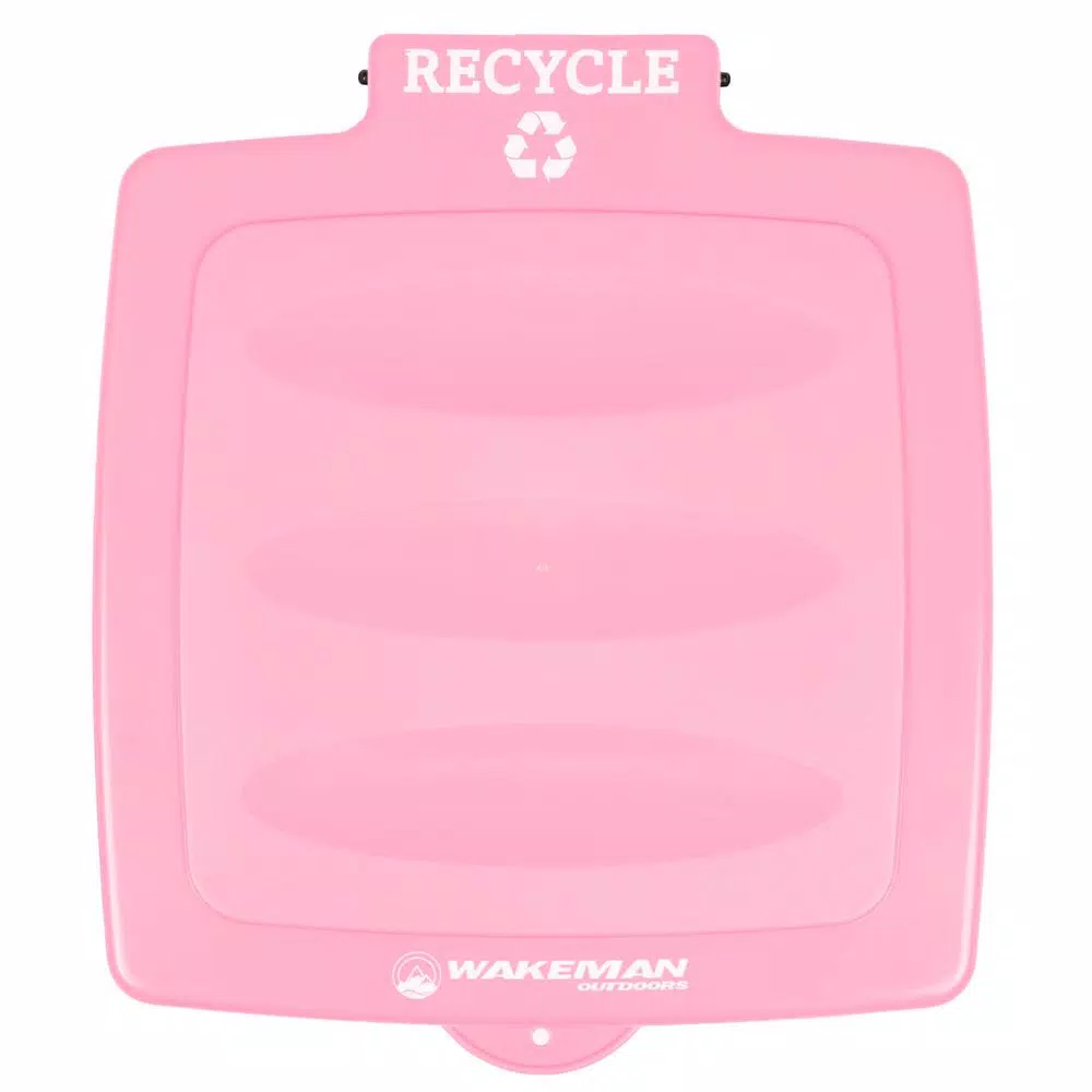 Wakeman Outdoors 13 Gal. Portable Pink Trash Bag Holder