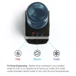 Brio Top Loading Countertop Water Cooler Dispenser with Hot, Cold & Room Temperature Water, Stainless Steel thumbnail 4