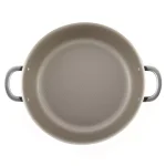 Ayesha Curry Ayesha Home Collection 7.5 Qt. Aluminum Nonstick Stock Pot with Glass Lid, Sienna Red thumbnail 2
