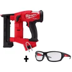 Milwaukee M18 FUEL 18-Gauge 1/4 in. Narrow Crown Stapler & Clear Safety Glasses Combo Kit thumbnail 1