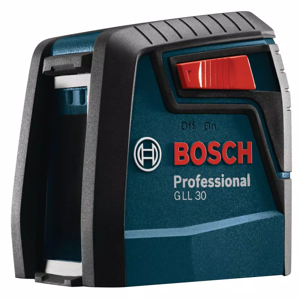 Bosch GLL30-RT Factory Reconditioned Self-Leveling Cross-Line Laser Level Kit, 30 ft.