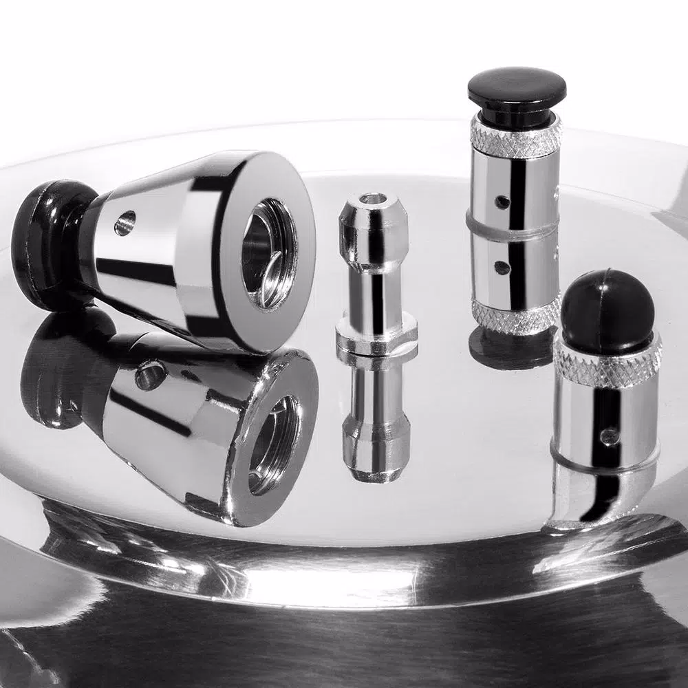 Barton 6 Qt. Aluminum Stovetop Pressure Cooker with Pressure Release Valve