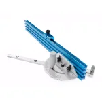 POWERTEC 24 in. Table Saw Precision Miter Gauge System with Multi-Track Fence and T-Track Flip Stop thumbnail 1