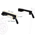 POWERTEC Miter Saw Stand Mounting Bracket Assembly, Set of 2 thumbnail 3