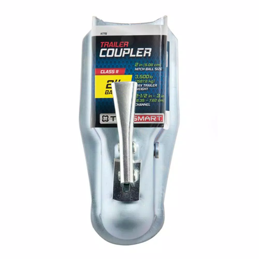 TowSmart Class II 2 in. Ball Coupler with 2-1/2 in. to 3 in. Adjustable Collars