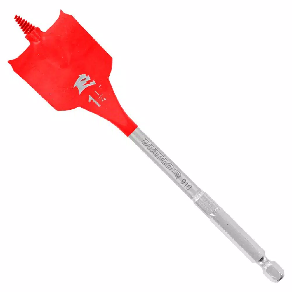 Diablo SPEEDemon 1-1/4 in. x 6 in. Spade Bit with Hex Shank