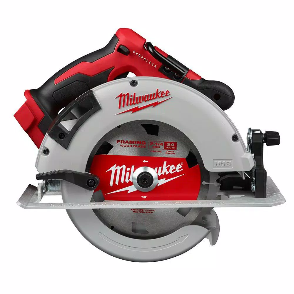 Milwaukee M18 FUEL 18V Brushless Cordless Jig Saw and 7-1/4 in. Circular Saw Combo Kit with (2) 6.0Ah Batteries