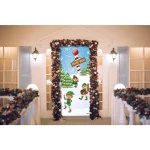 My Door Decor North Pole Elves Christmas Front Door Mural Banner, 36 in. x 80 in. thumbnail 2