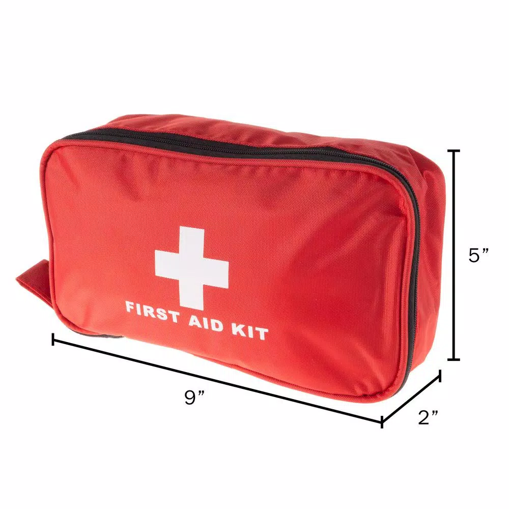 Wakeman Outdoors 180-Piece Outdoor First Aid Kit for Backpacking, Camping, and Hiking