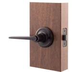 Copper Creek Zane Contemporary Tuscan Bronze Privacy Lever for Bedroom and Bathroom thumbnail 4