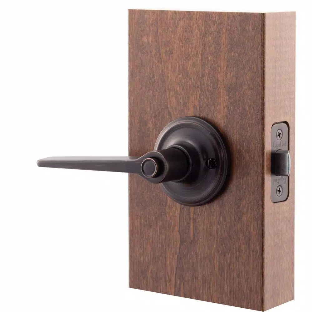 Copper Creek Zane Contemporary Tuscan Bronze Privacy Lever for Bedroom and Bathroom