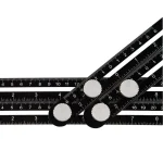 POWERTEC Universal Angle Template Tool, 10 in. Aluminum Multi-Angle Ruler & Precision Stencil thumbnail 6
