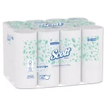 Kimberly-Clark PROFESSIONAL Scott Coreless Standard Bath Tissue, 2-Ply, White, 36 Rolls thumbnail 1