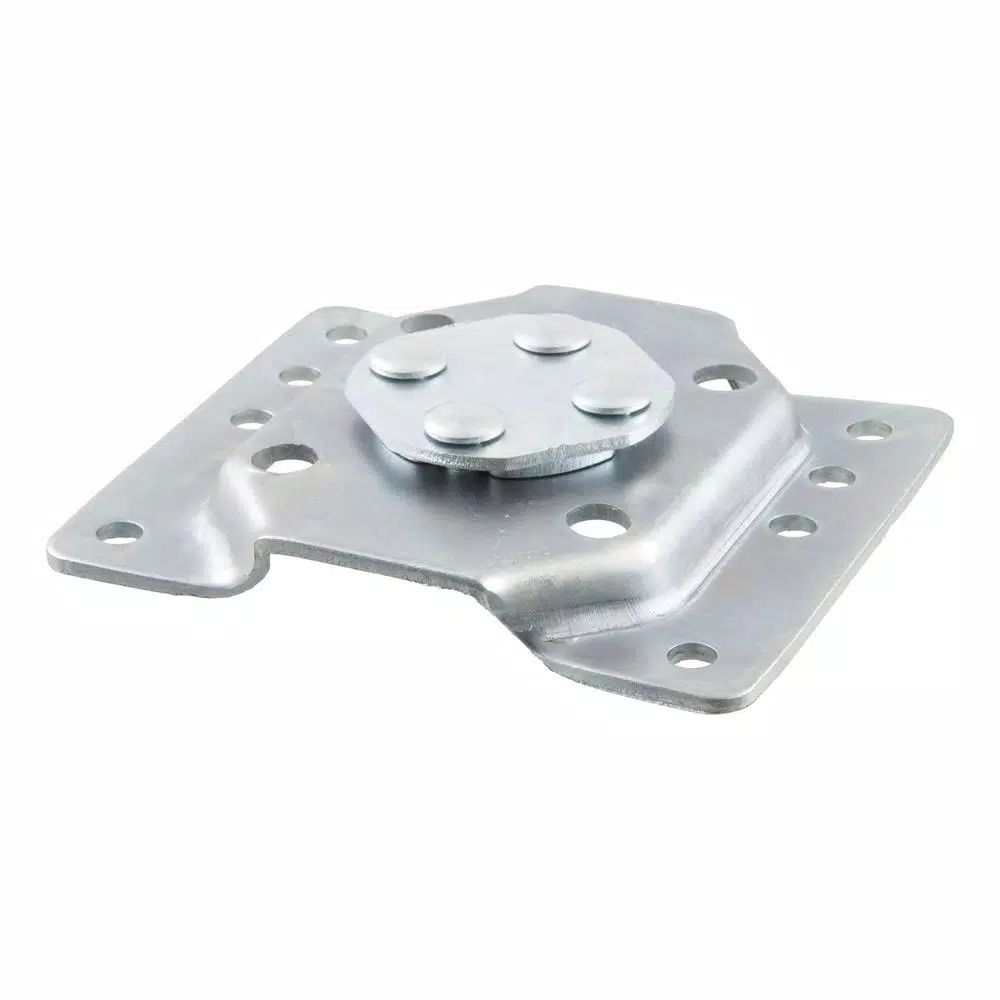 CURT Replacement Marine Jack Mounting Bracket - Bolt-Through Swivel Design