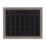 DesignOvation Beatrice Framed Magnetic Chalkboard Monthly Calendar Memo Board, 23 x 29 in. thumbnail 1