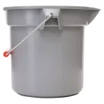 Rubbermaid Commercial Products Brute 14 Qt. Round Gray Bucket thumbnail 1
