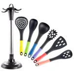 MegaChef 7-Piece Nylon Kitchen Utensil Set, Scratch-Resistant Cooking Tools thumbnail 6