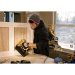 DEWALT 16-Gauge 2-1/2 in. Pneumatic Finish Nailer Kit with Bonus 18-Gauge Brad Nailer thumbnail 9