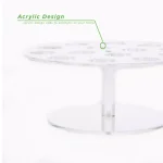 Mind Reader Clear Acrylic 14-Slot Round Ice Cream Cone & Sushi Roll Serving Tray Holder thumbnail 5