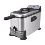 Kalorik Digital Deep Fryer with Oil Filtration System, 3.2 Qt, Stainless Steel thumbnail 1