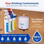 Express Water 10-Stage Reverse Osmosis Alkaline Water Filtration System with Faucet and 4 Gallon Tank thumbnail 3