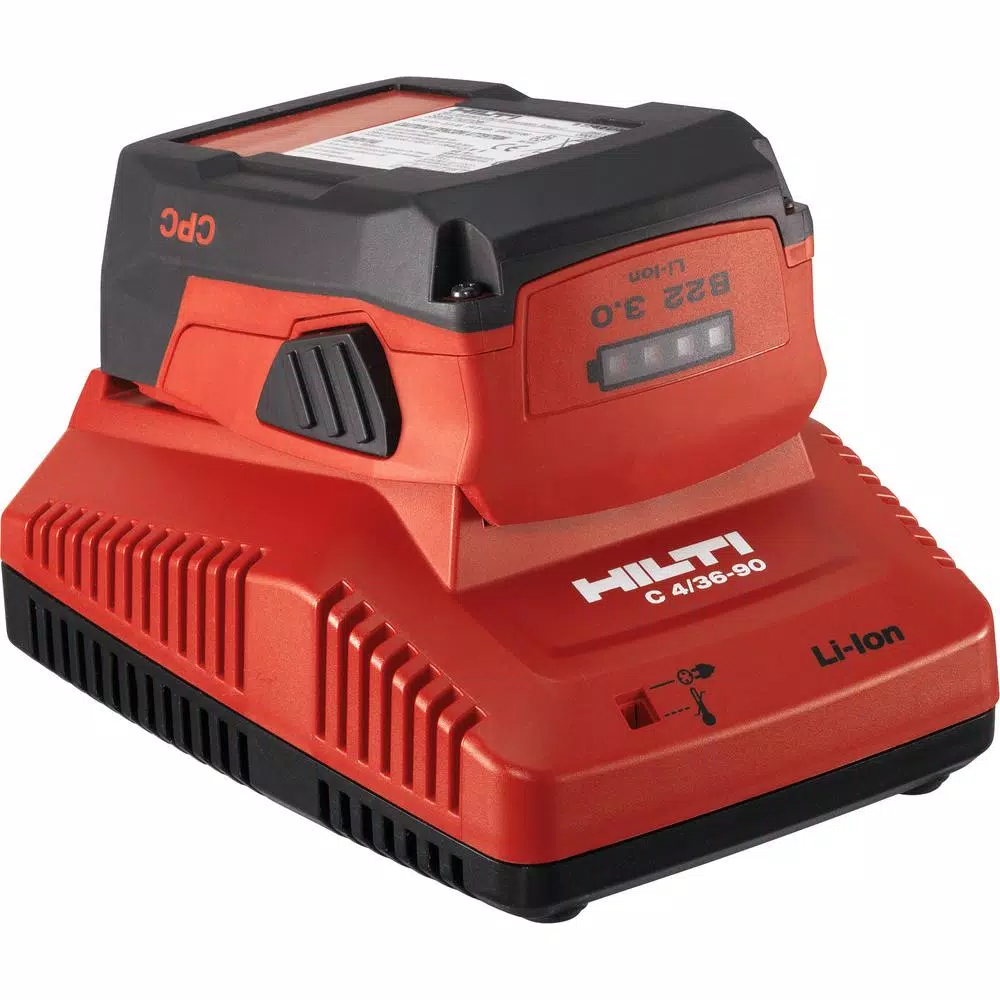 Hilti C4/36-90 Compact Lithium-Ion Fast Charger for 18V-36V Batteries