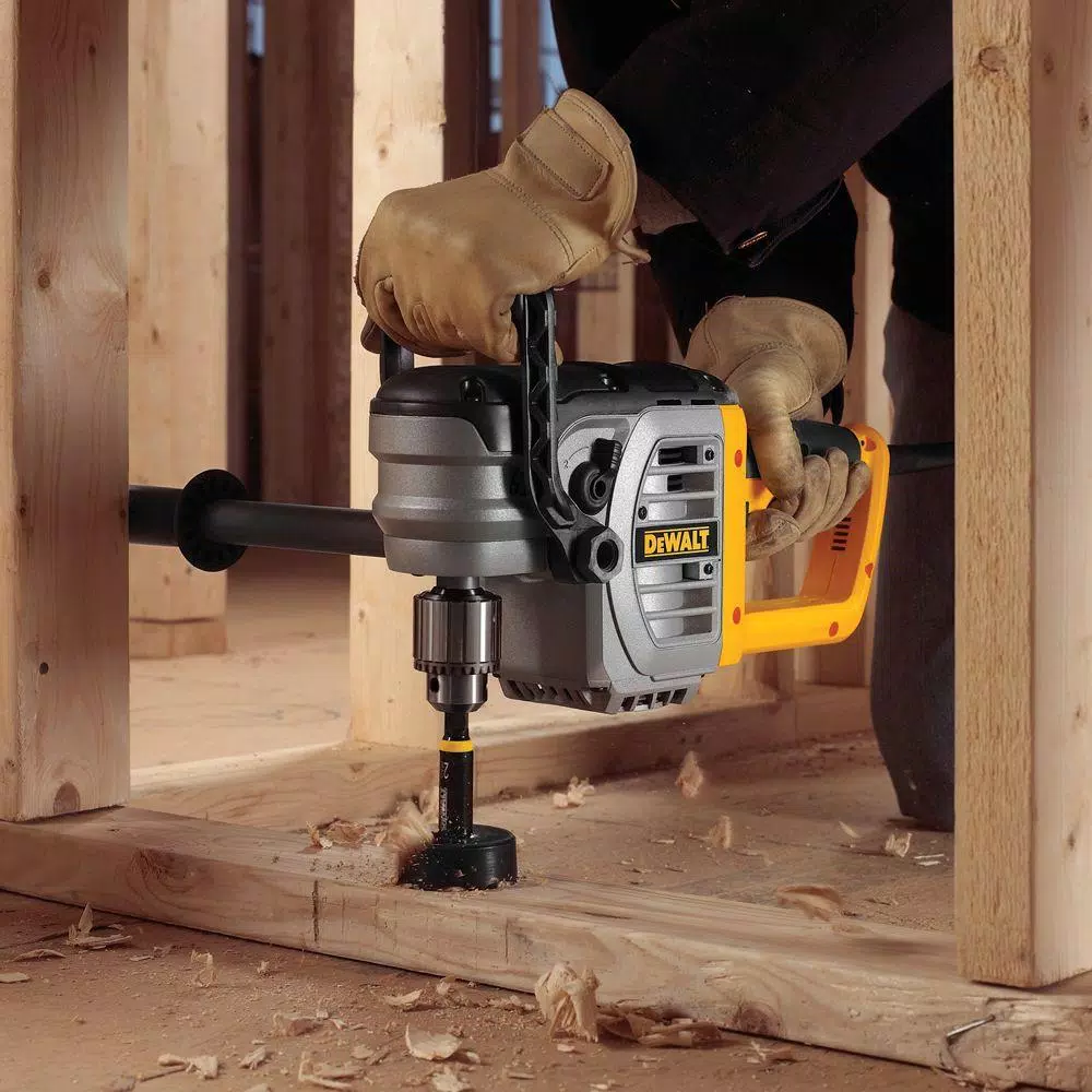 DEWALT DWD460K 1/2 in. 11 Amp Variable Speed Right Angle Stud and Joist Drill Kit