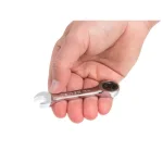 TEKTON 10 mm Stubby Ratcheting Combination Wrench, 6-Point Box End thumbnail 7