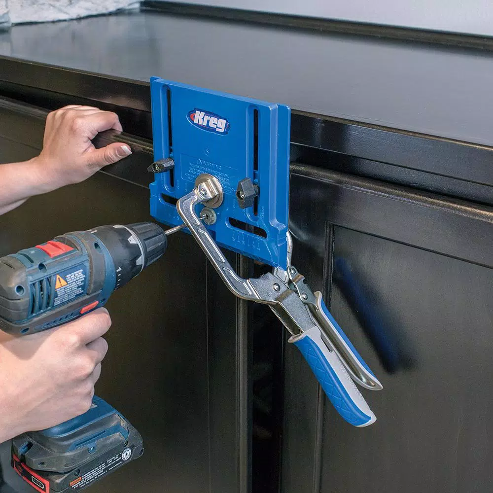Kreg Cabinet Hardware Jig for Precise Knob and Pull Installation