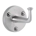 Unbranded Bobrick Heavy-Duty Single Robe Hook, Satin Nickel, 300 lb Capacity thumbnail 1