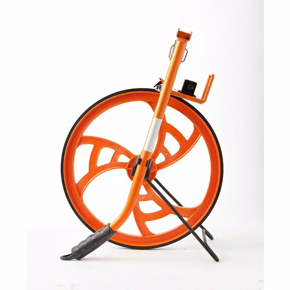 Keson 15.5 in. Professional Metal Measuring Wheel with ABS Molded Wheel and 5-Digit Counter