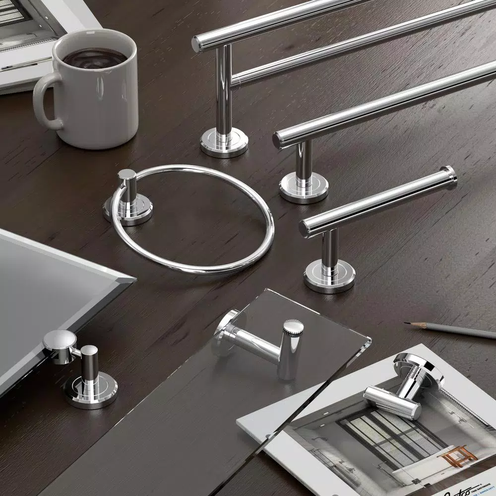 Gatco Latitude II 24 in. Single Towel Bar, Polished Chrome